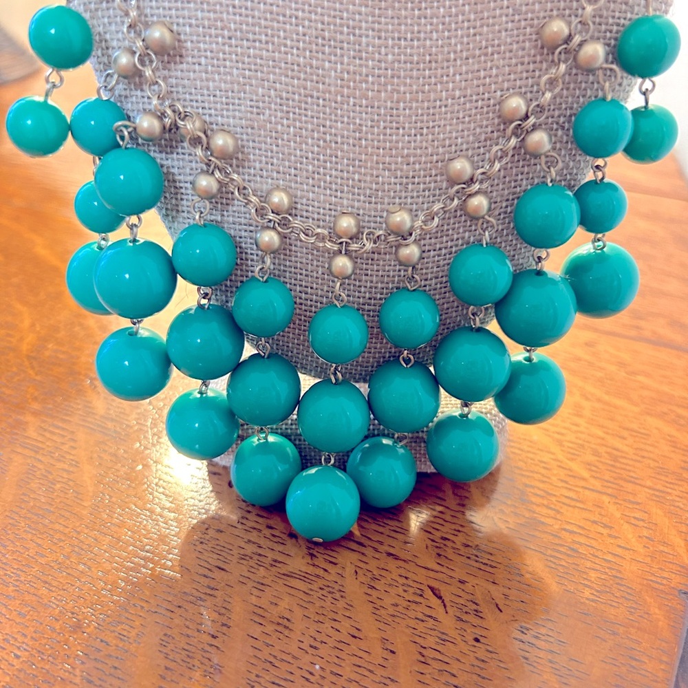 Stella And Dot 20 In With 3 In Drop On Beads. Bea… - image 3